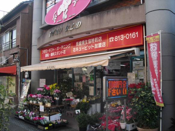 「愛花夢」　（長崎県長崎市）の花屋店舗写真1